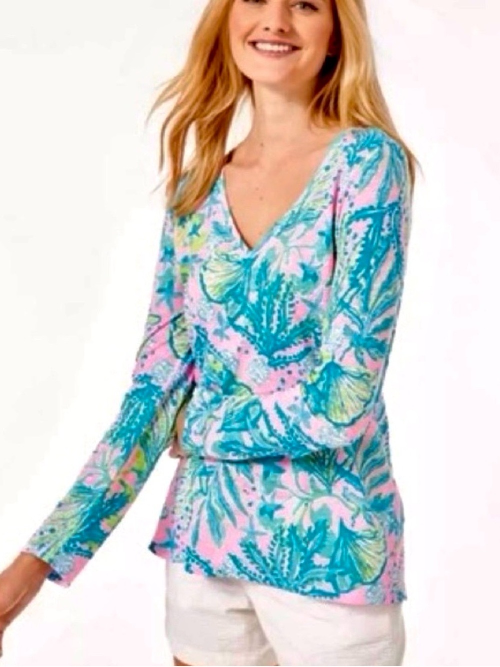 Lilly Pulitzer Long Sleeve Etta Top